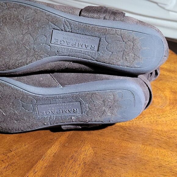 RAMPAGE SLOUCHY FIT SUEDE  ANKLE BOOTS R3 - Picture 13 of 13